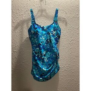 L L Bean Floral Colorwave‎ Swimsuit